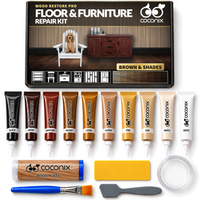 Coconix Floor & Furniture Repair Kit - Brown & Shades — box and complete kit contents