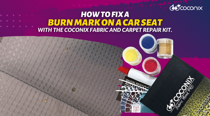 How to fix a burn mark on a car seat