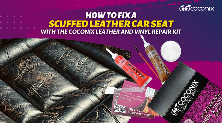 How to fix a scuffed leather car seat