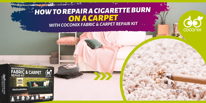 How to repair a cigarette burn in a carpet