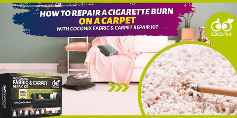 How to repair a cigarette burn in a carpet?