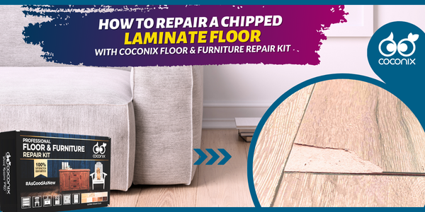 How to fix a chipped laminate floor?