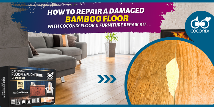 How to repair a damaged bamboo floor