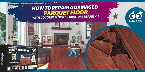 How to repair a damaged parquet floor?