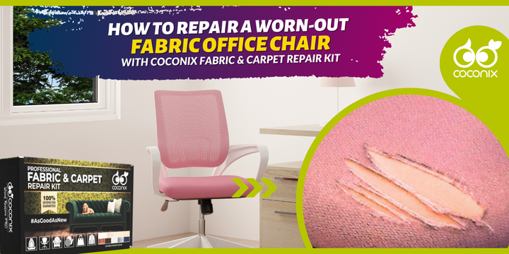 How to repair a worn-out fabric office chair