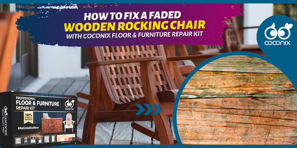 How to repair a faded wooden rocking chair?