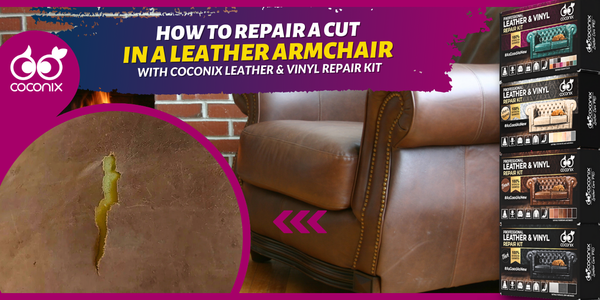 How to repair a cut in a leather armchair?