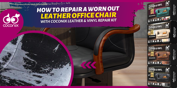 How to fix a worn out leather office chair?