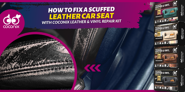 How to fix a scuffed leather car seat?