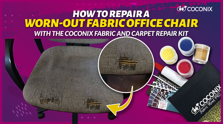 How to repair a worn-out fabric office chair