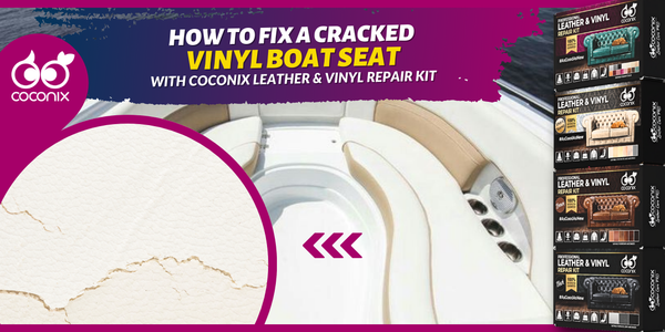 How to fix a cracked vinyl boat seat?