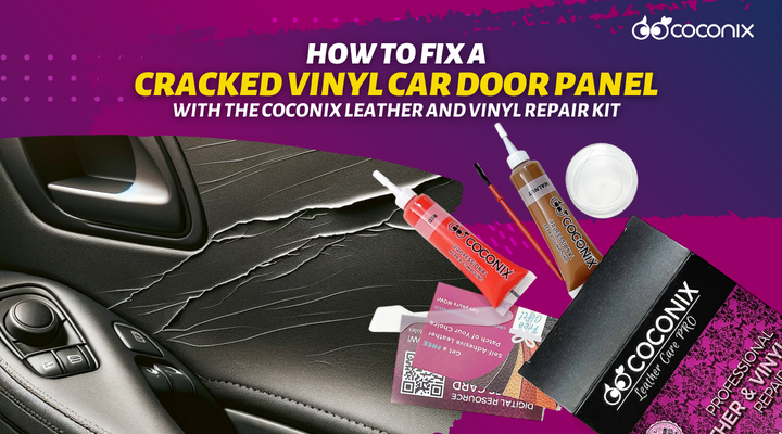 How to fix a cracked vinyl car door panel