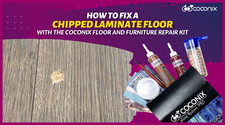 How to fix a chipped laminate floor