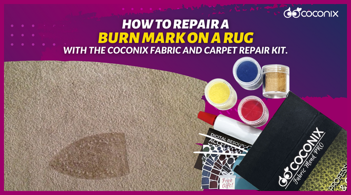 How to repair a burn mark on a rug