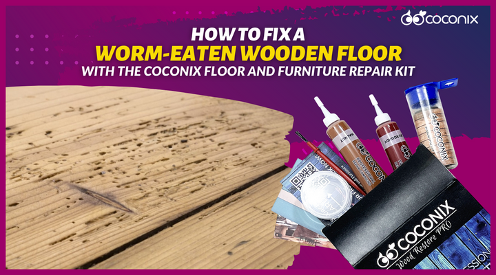 How to fix a worm-eaten wooden floor
