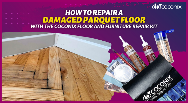 How to repair a damaged parquet floor 