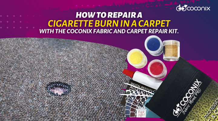How to repair a cigarette burn in a carpet
