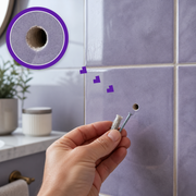 How to fill a hole in a ceramic tile with the Coconix Tile and Stone Repair Kit