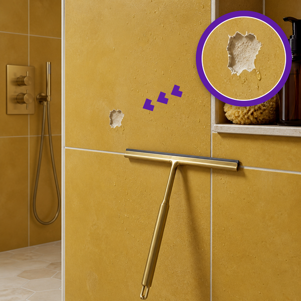 How to repair a chipped shower tile?
