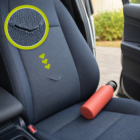 How to repair a torn cloth car seat?