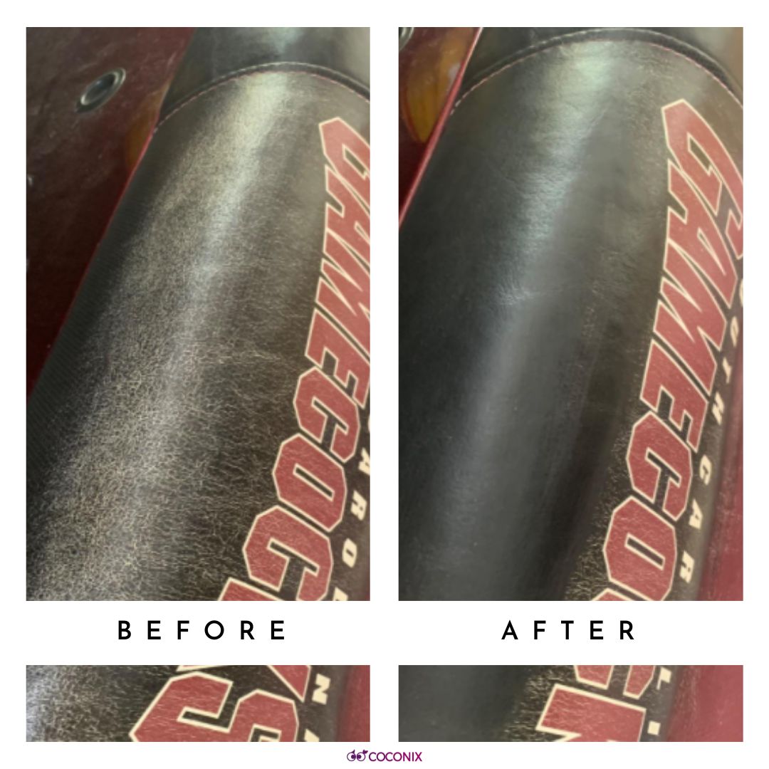 Golf cart seat repair before and after
