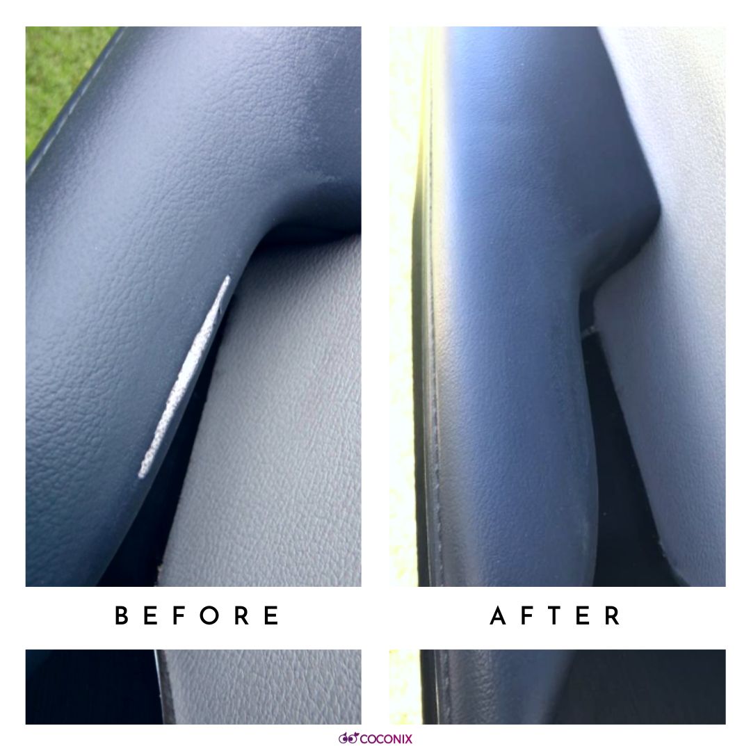 Vinyl surface repair before and after