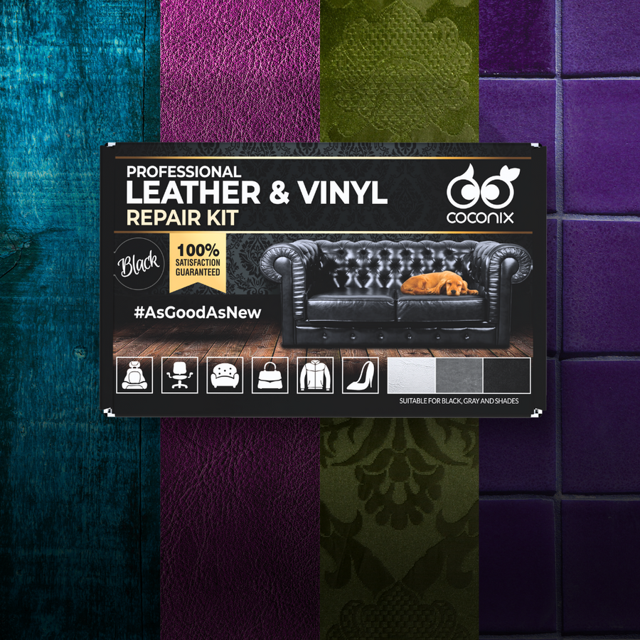 Leather & Vinyl Repair Kit Black