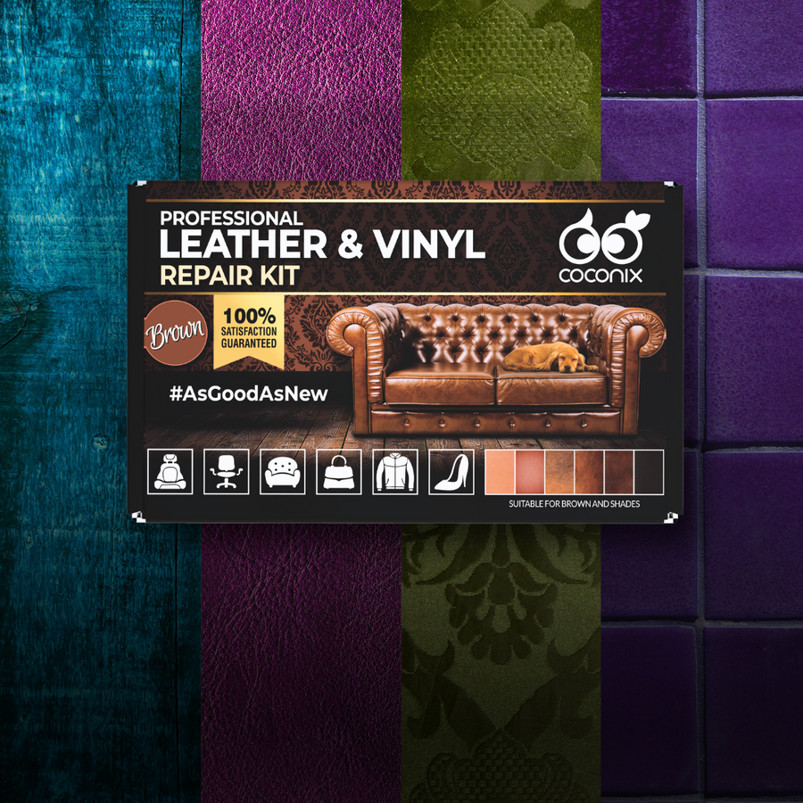Leather & Vinyl Repair Kit Brown