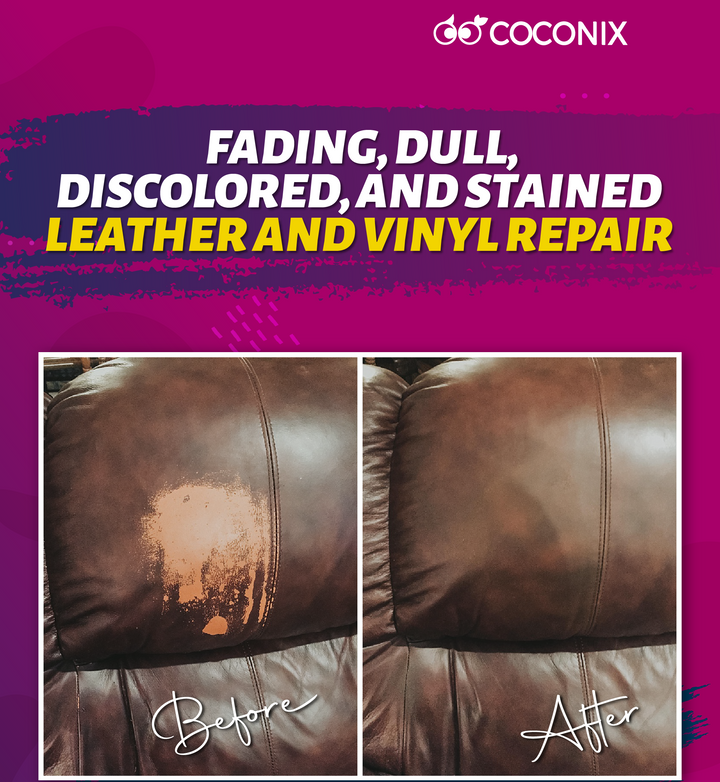 Leather Recoloring Balm Coconix Vinyl Repair Restoration Set Shoes