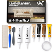 Coconix Leather & Vinyl Repair Kit - White & Shades — box and complete kit contents