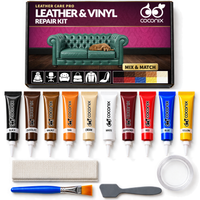 Coconix Leather & Vinyl Repair Kit - Mix & Match Any Color — box and complete kit contents