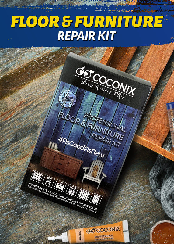 Wood repair kit - Floor and furniture repair kit - Coconix Professional Floor and Furniture Repair Kit