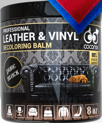 COCONIX LEATHER & VINYL RECOLORING BALM - PURE BLACK