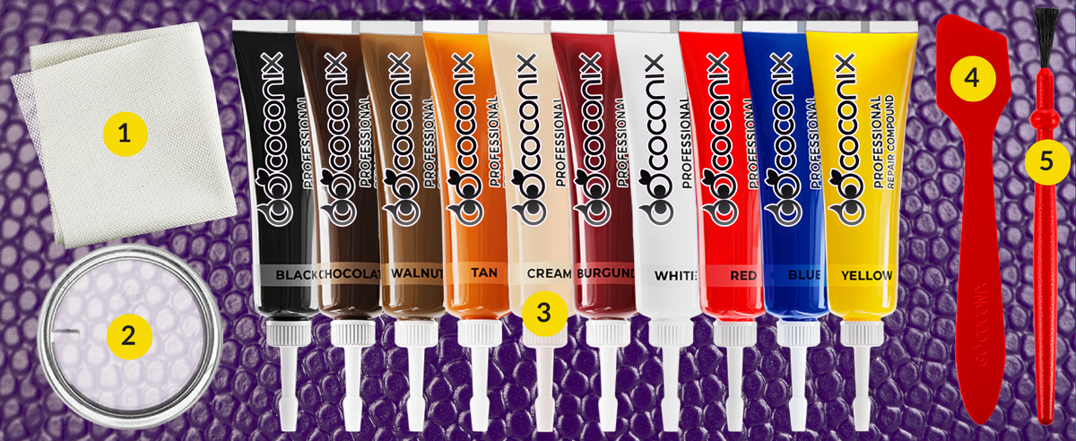 Leather & Vinyl Repair Kit - Mix & Match Any Color