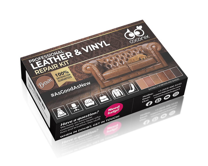  Coconix Brown Leather and Vinyl Repair Kit and Coconix