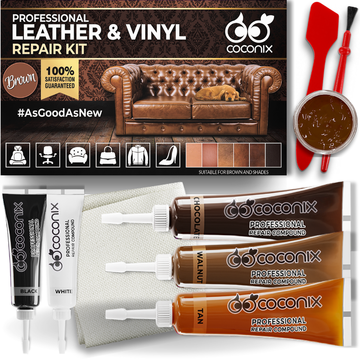 COCONIX LEATHER & VINYL REPAIR KIT - BROWN & SHADES