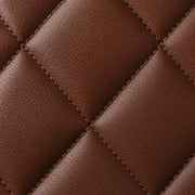 2025 Nissan Rogue Chestnut quilted semi-aniline leather interior color reference for the Coconix Leather & Vinyl Repair Kit.