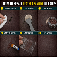 How to repair leather and vinyl damage in six steps with the Coconix Leather & Vinyl Repair Kit