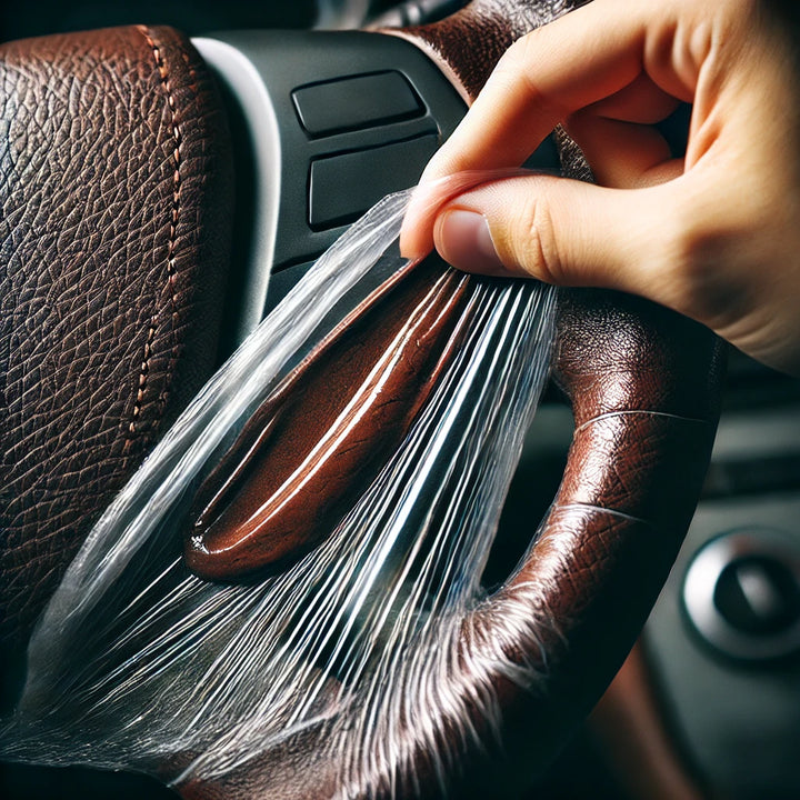 How to fix a worn out leather car steering wheel cover