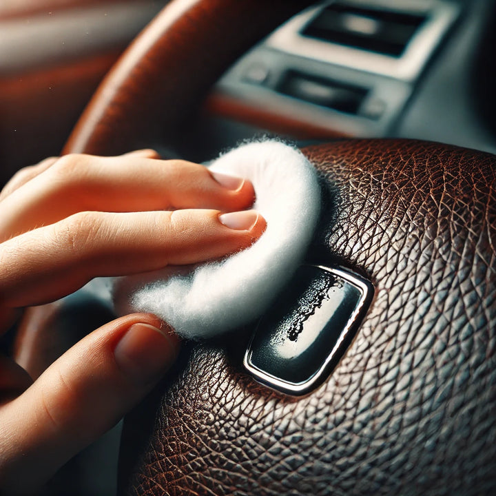 How to fix a worn out leather car steering wheel cover