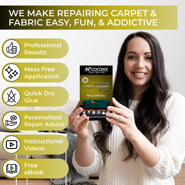 Why Choose Us and Our Coconix Fabric and Carpet Repair Kit - coconix