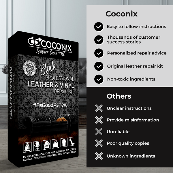 Why Coconix Black Leather and Vinyl Repair Kit - coconix