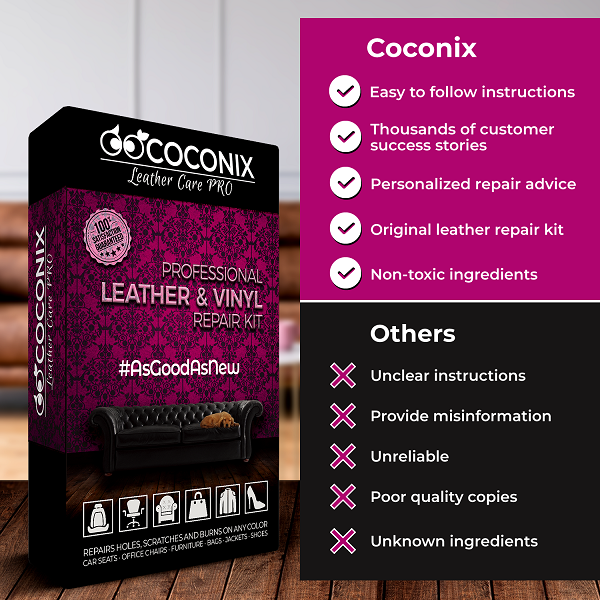 Coconix Leather and Vinyl Repair Kit - Mix & Match Any Color