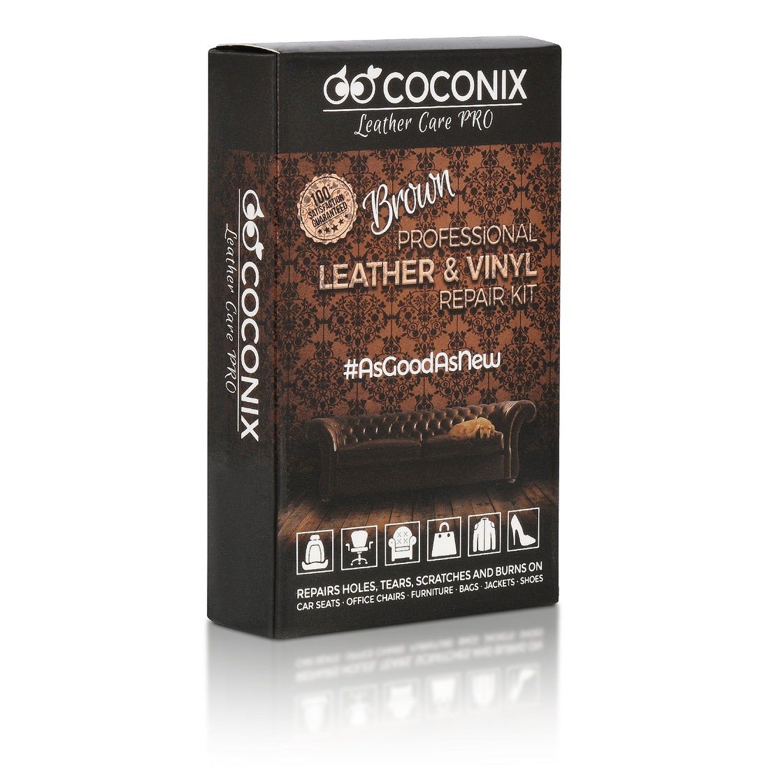 Coconix Brown Leather and Vinyl Repair Kit - New & Improved